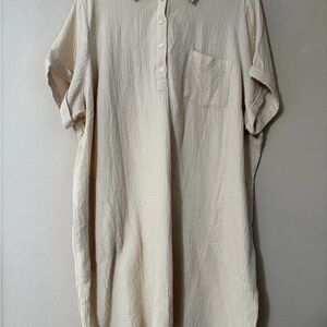 Belle by Kim Gravel Cream Midi Dress